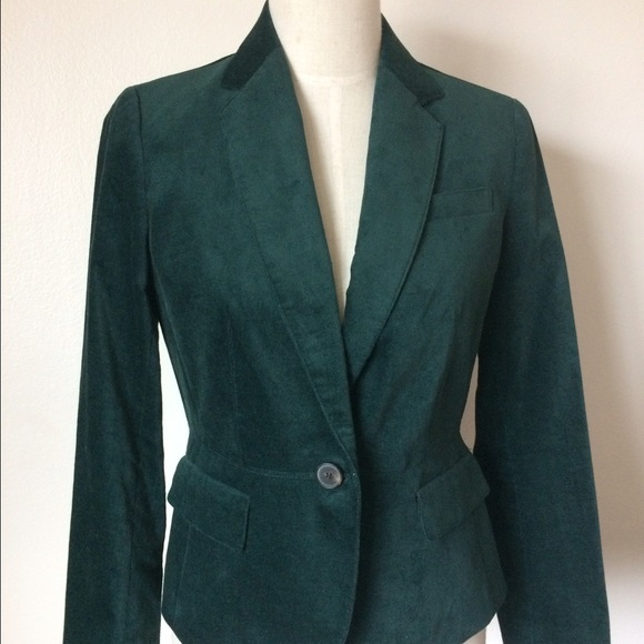 NWT Talbots Romantic Emerald Green Blazer