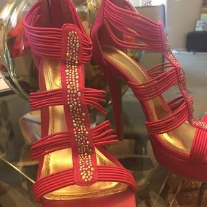 Ladies Pink Sexy heels