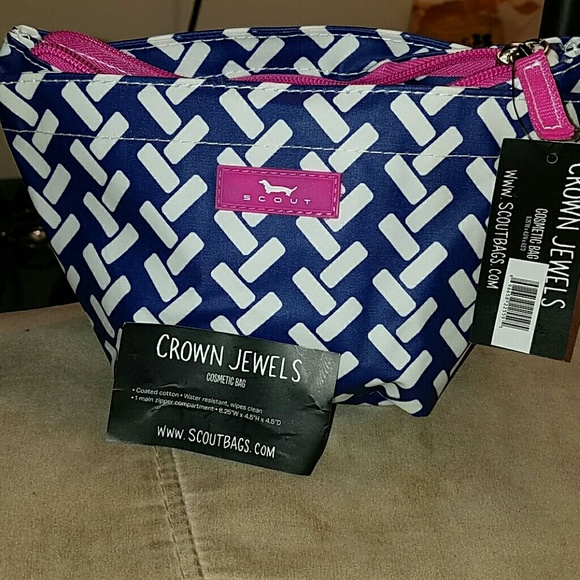 NWT Scout Cosmetic Bag by Crown Jewels