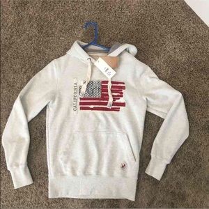 American flag sweatshirt