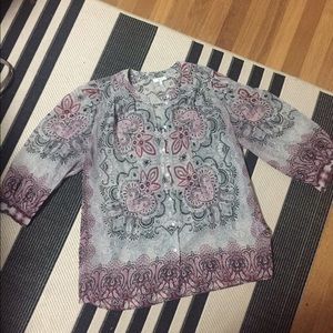 Joie silk paisley shirt