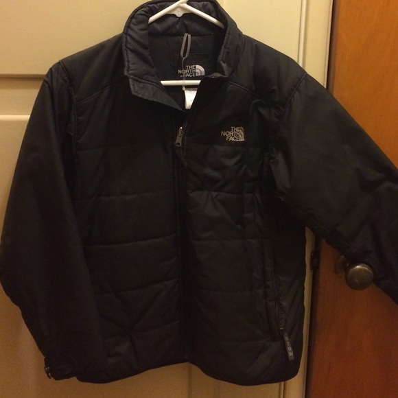 North Face black jacket youth large