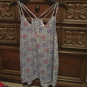 Hippie rose tank top