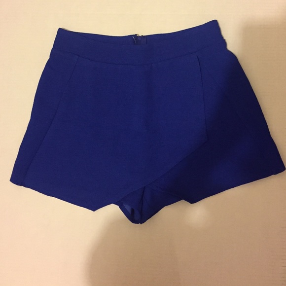 Royal blue skirt/shorts