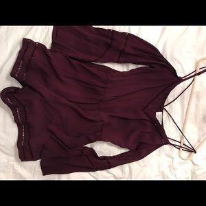 Kendall and Kylie long sleeve romper