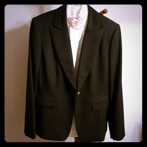 NWT RICH dark chocolate blazer YOU NEED FOR FALL
