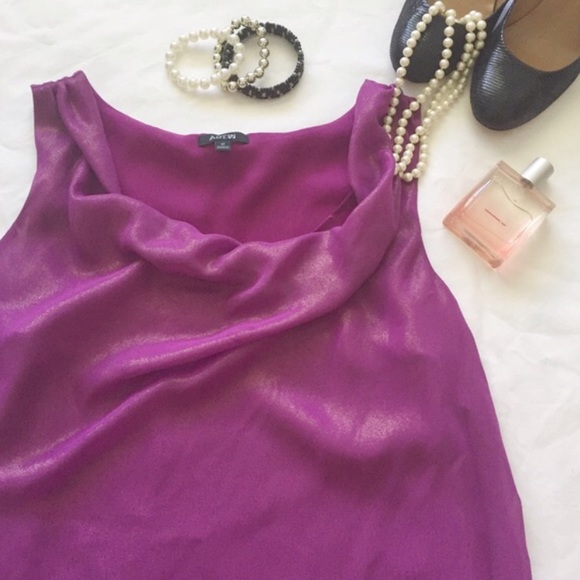 Apt. 9 Tops - 💕Purple Shimmery Flowy & Loose Scoop Tank💕 Apt. 9 Tops - 💕Purple Shimmery Flowy & Loose Scoop Tank💕