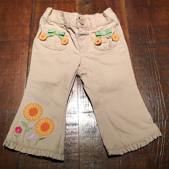 Gymboree Sunflower Twill Pants