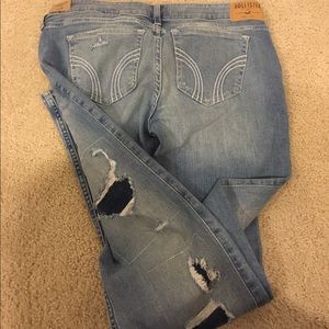 Hollister Destroyed Jeans.
