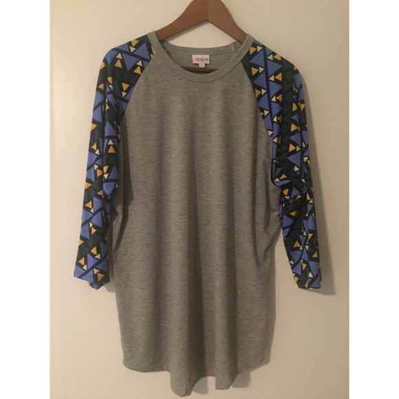 LuLaRoe Tops - LuLaRue Randy tee sz 2XL. Baseball style! Unisex