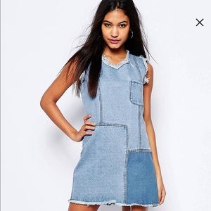 Boohoo Patchwork Denim Dress!