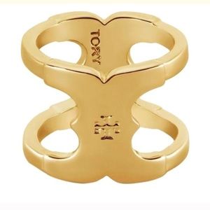 Brand New Tory Burch Gemini ring, size 7
