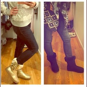 Two pairs size 7 winter boots