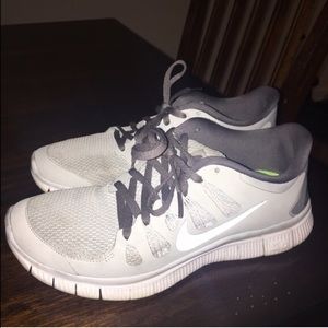 Grey Nike Frees
