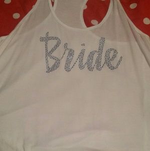 Victoria's Secret I Do collection Bride tank top.