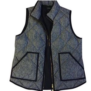 J. Crew Herringbone Vest