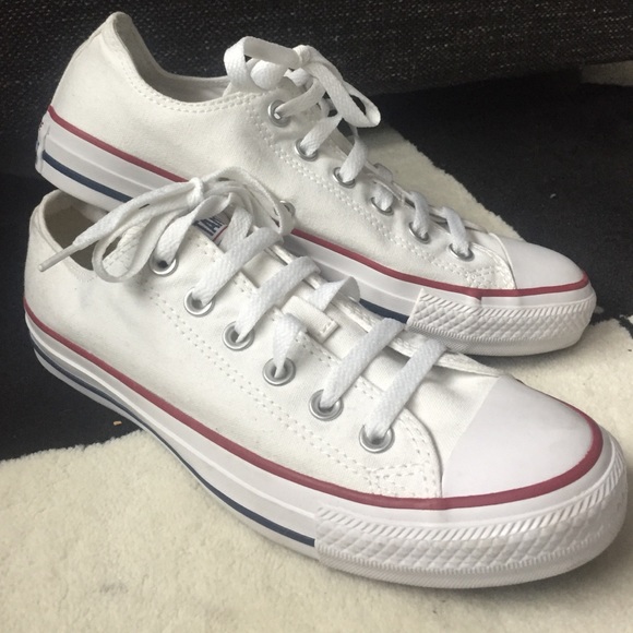 CONVERSE white low-top All-Star, brand new