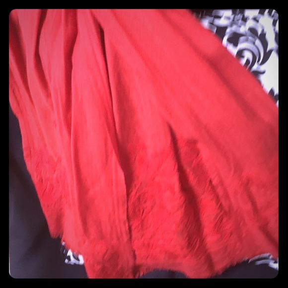 HOLIDAY SALE Jcrew red brocade scarf/ shawl