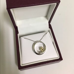 LILO and stitch sterling silver necklace