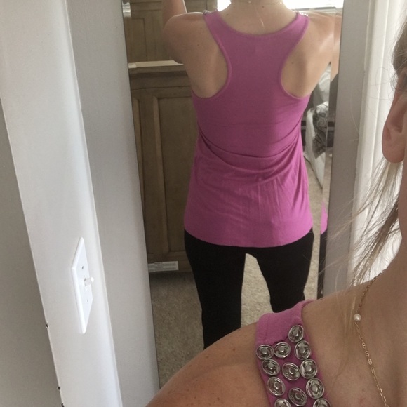 Embellished racer back top - Picture 3 of 4