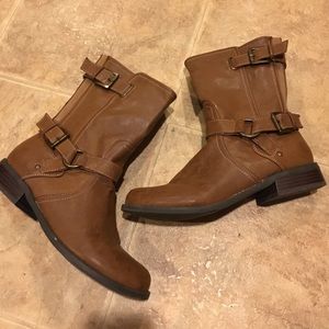 Mid-calf booties