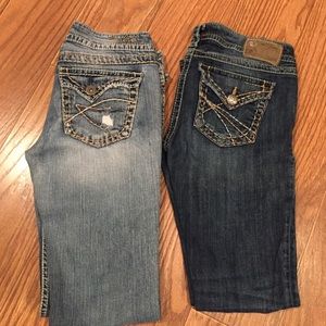 🌟SALE🌟Two Pairs of Silver Jeans