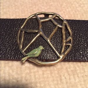 Bracelet with branch and bird