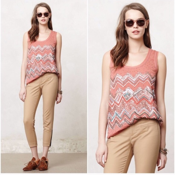 RARE❗️Beaded Antica Tank - Picture 5 of 6