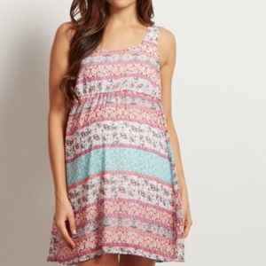 Pink blush maternity dress