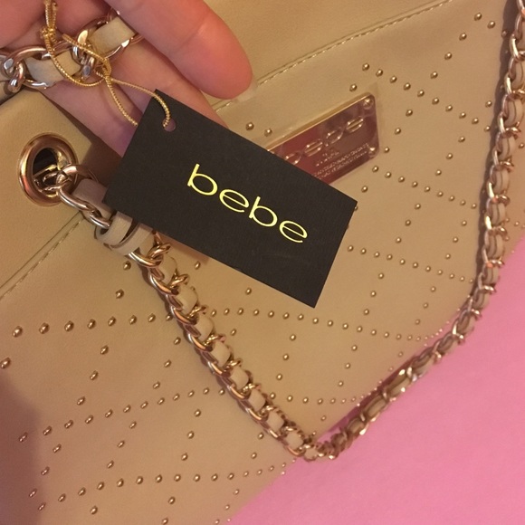 Tan bebe tote style - Picture 3 of 4