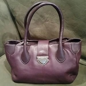 Tignanello Leather Satchel Handbag