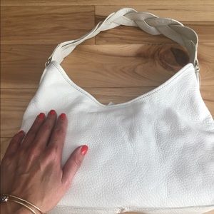 Talbots Brand new white soft leather purse !!
