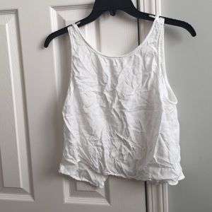 Brandy Melville Open Back Crop Top