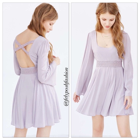 Urban Outfitters Flower Child Long-Sleeve Babydoll - Picture 2 of 3