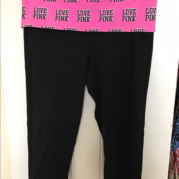 Victoria secret PINK cropped leggings
