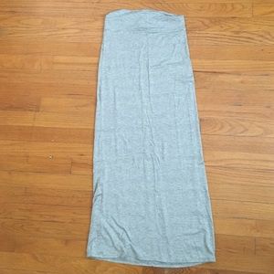 Grey maxi skirt