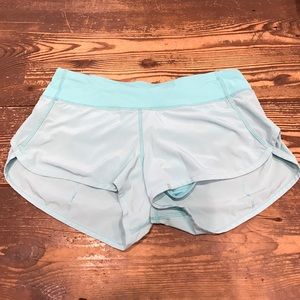Lululemon aqua speed short size 6
