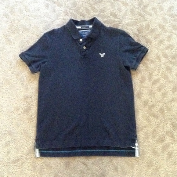 American Eagle men's, black sz M polo shirt