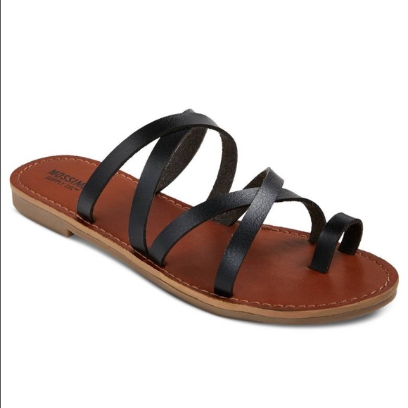 Mossimo Lina Gladiator Sandal in Black