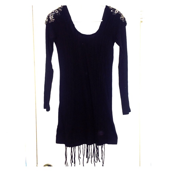 NWT Miss Me Fringe Dress
