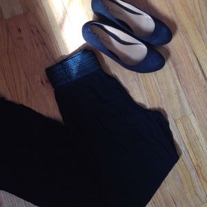Black beachy pants