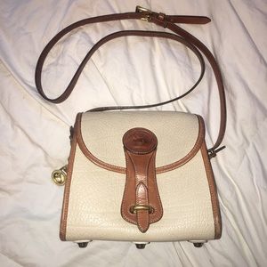 Vintage Dooney & Burke Cream Crossbody