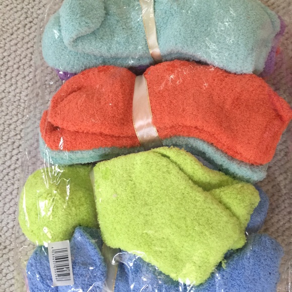 Fuzzy Socks Multi Color 12 - image 1