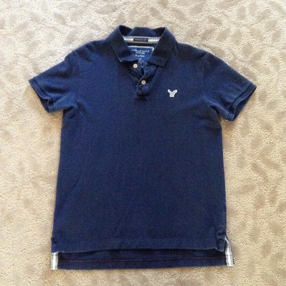 American Eagle men's sz M, navy polo