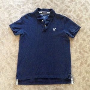 American Eagle men's sz M, navy polo