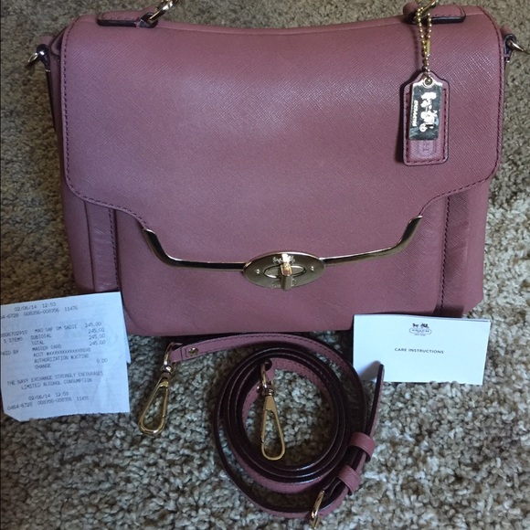 Coach Madison in Saffiano leather
