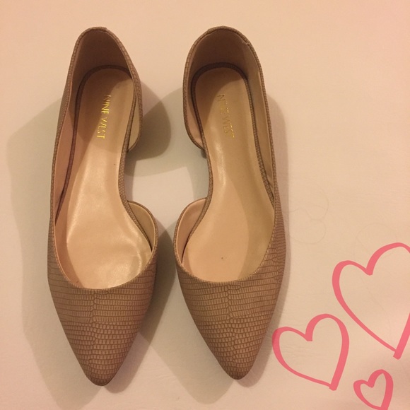 Nine West Observe Snake Print Flats