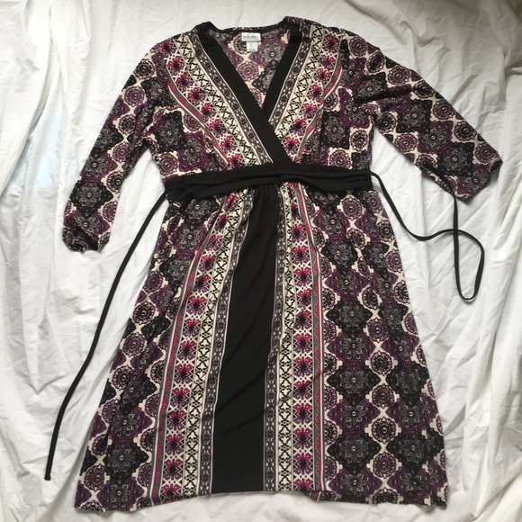 Motherhood Maternity Stretchy Pattern Dress
