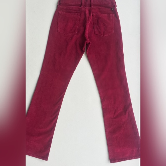 Lucky Brand Burgundy Bootcut Cords - Picture 3 of 4