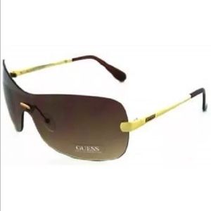 STYLE: Guess Sunglasses GU 7235 GLD-34 Gold Brown
